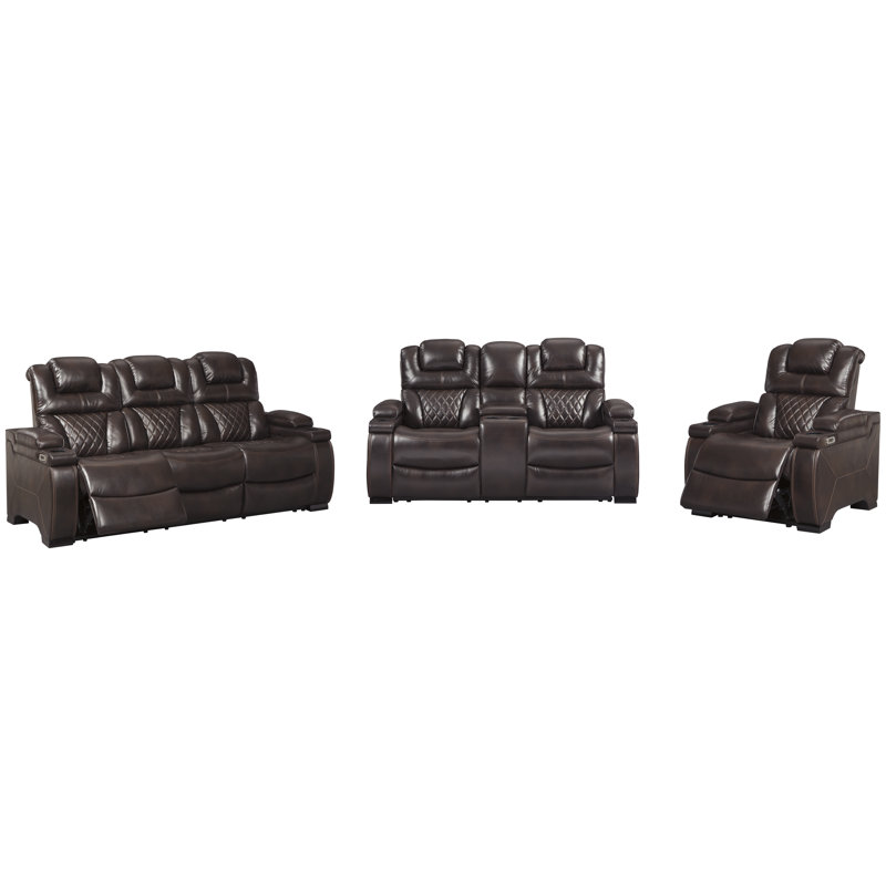 Signature Design by Ashley Warnerton 3 Piece Reclining Living Room